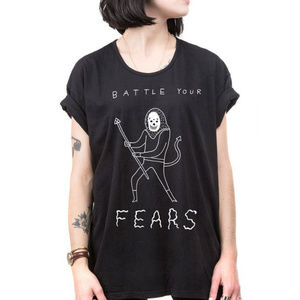 Stay Home Club Battle Your Fears loose tee
